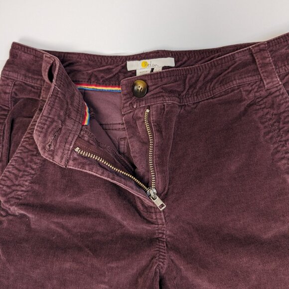 Women’s Boden Corduroy Pants Jogger Style Maroon Size 2P - Picture 9 of 9